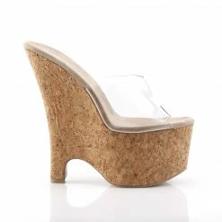 Pleaser Exotic Dancing BEAU-601 - Clr-Tan/Cork