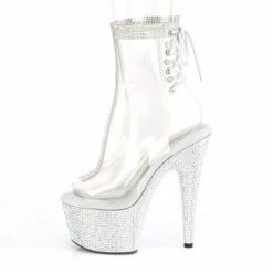 Pleaser BEJEWELED-1018C-2RS - Clr/Slv RS Exotic Dancing