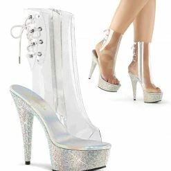 Pleaser BEJEWELED-1018DM-6 - Clr/Slv Multi RS