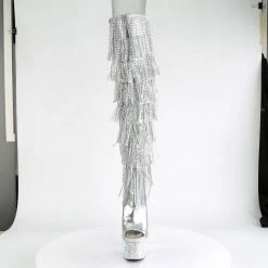 Pleaser Exotic Dancing BEJEWELED-3019RSF-7 - Slv Metallic Pu-Slv/Slv Multi RS 8 Pleaser Exotic Dancing BEJEWELED-3019RSF-7 - Slv Metallic Pu-Slv/Slv Multi RS