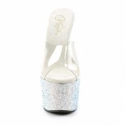 Pleaser Exotic Dancing BEJEWELED-701DM - Clr/Slv Multi RS