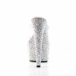 Pleaser BEJEWELED-701MS - Clr/Slv Multi RS 10 Pleaser BEJEWELED-701MS - Clr/Slv Multi RS