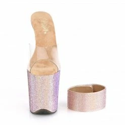Pleaser BEJEWELED-812RS - Clr/Rose Gold Multi RS Exotic Dancing
