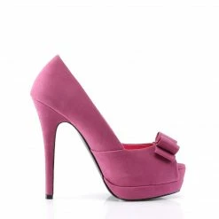 Pin Up Couture BELLA-10 - Fuchsia Sueded Pu