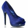 Bordello BELLA-12R - Royal Blue Satin 2 Bordello BELLA-12R - Royal Blue Satin