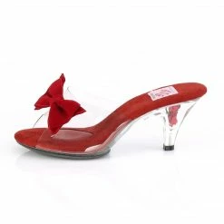 Pin Up Couture BELLE-301BOW - Clr-Red/Clr