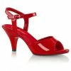 Fabulicious Drag Queen BELLE-309 - Red Pat/Red