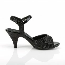 Fabulicious Drag Queen BELLE-309G - Blk Glitter/Blk Glitter