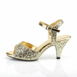 Fabulicious BELLE-309G - Gold Glitter/Gold Glitter