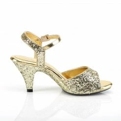 Fabulicious BELLE-309G - Gold Glitter/Gold Glitter