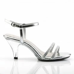 Fabulicious BELLE-316 - Slv Metallic Pu/Clr 11 Fabulicious BELLE-316 - Slv Metallic Pu/Clr