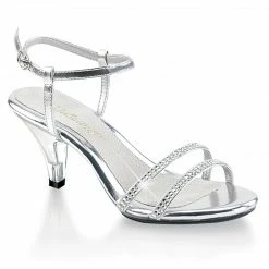 Fabulicious BELLE-316 - Slv Metallic Pu/Clr