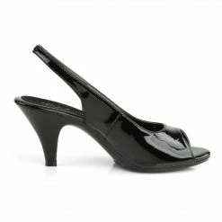 Fabulicious BELLE-368 - Blk Pat/Blk Party & Prom