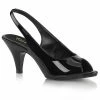 Fabulicious BELLE-368 - Blk Pat/Blk Party & Prom