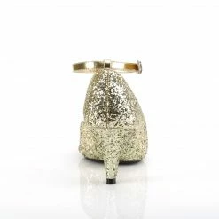 Fabulicious BELLE-381G - Gold Glitter/Gold Glitter