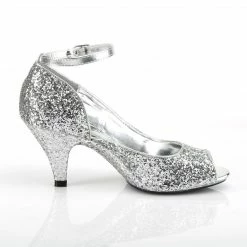 Fabulicious BELLE-381G - Slv Glitter/Slv Glitter Bridal