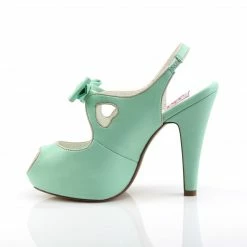 Pin Up Couture BETTIE-03 - Mint Faux Leather 9 Pin Up Couture BETTIE-03 - Mint Faux Leather