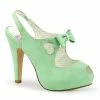 Pin Up Couture BETTIE-03 - Mint Faux Leather