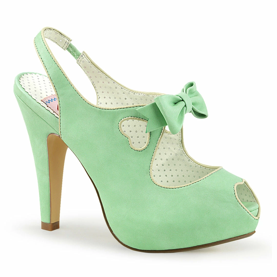 Pin Up Couture BETTIE-03 - Mint Faux Leather 3 Pin Up Couture BETTIE-03 - Mint Faux Leather