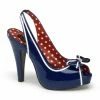 Pin Up Couture BETTIE-05 - Navy Blue Pat