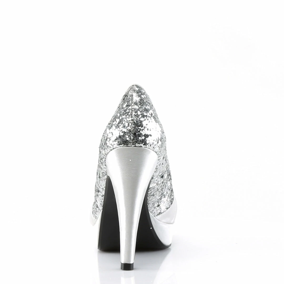 Pin Up Couture BETTIE-10 - Slv Gltr-Satin 6 Pin Up Couture BETTIE-10 - Slv Gltr-Satin