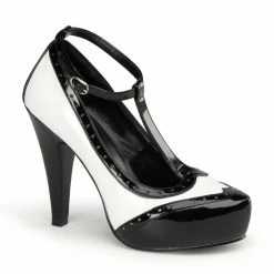 Pin Up Couture BETTIE-22 - Blk-Wht Pat