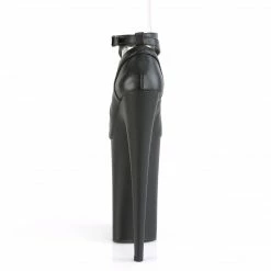 Pleaser BEYOND-087 - Blk Faux Leather/Blk Matte Exotic Dancing