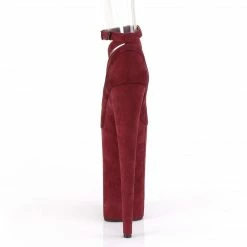 Pleaser BEYOND-087FS - Burgundy Faux Suede/Burgundy Faux Suede