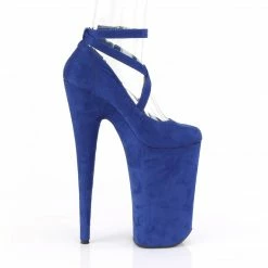 Pleaser BEYOND-087FS - Royal Blue F. Suede/Royal Blue F.Suede Exotic Dancing
