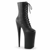 Pleaser Exotic Dancing BEYOND-1020 - Blk Faux Leather/Blk Matte