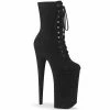 Pleaser BEYOND-1020FS - Blk Faux Suede/Blk Faux Suede Exotic Dancing