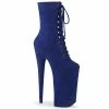 Pleaser BEYOND-1020FS - Royal Blue Faux Suede/R.Blue F.Suede
