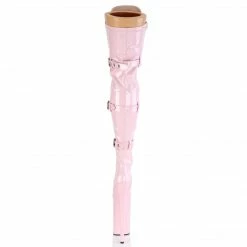 Pleaser BEYOND-3028 - B. Pink Stretch Pat/B. Pink Exotic Dancing