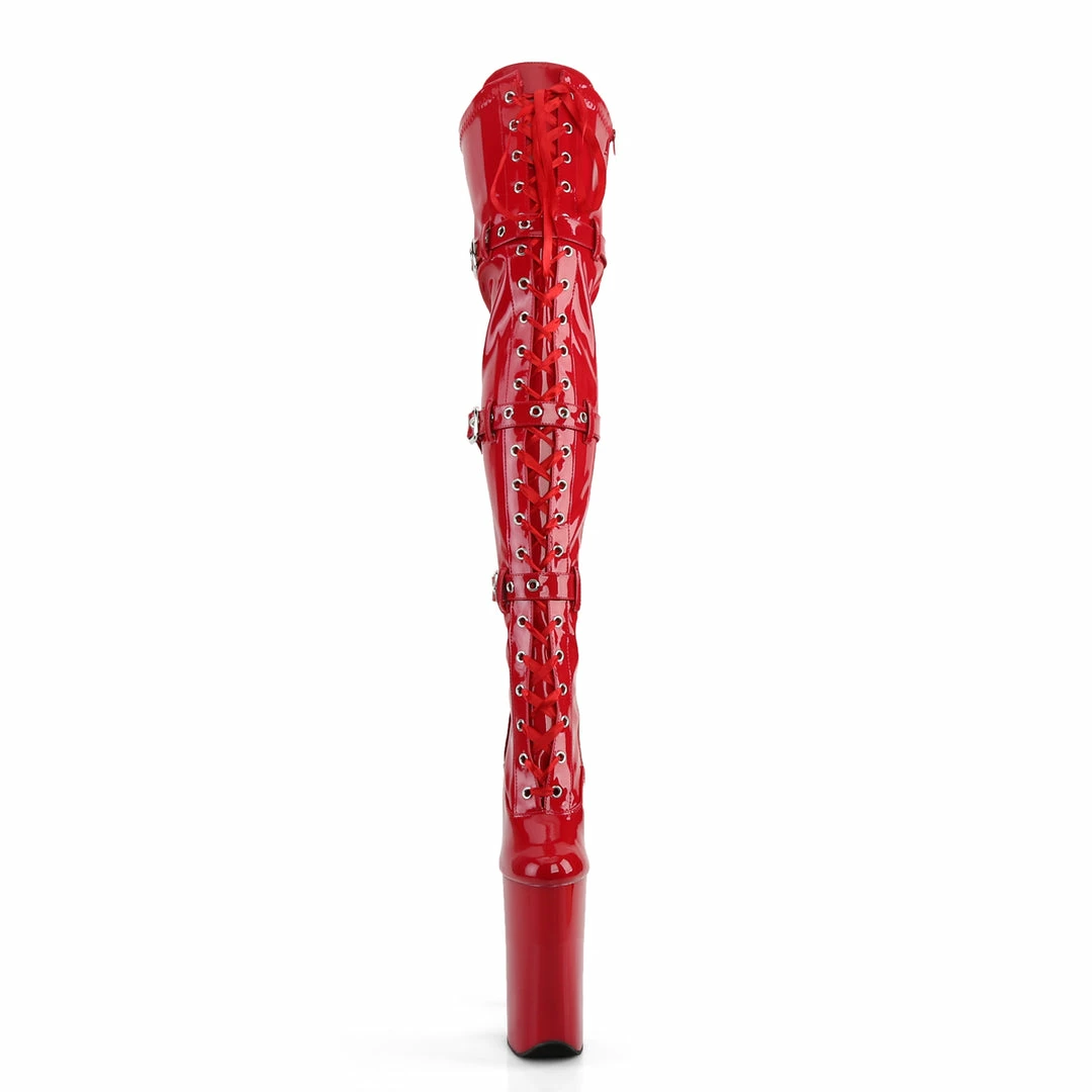 Pleaser BEYOND-3028 - Red Stretch Pat/Red Exotic Dancing 4 Pleaser BEYOND-3028 - Red Stretch Pat/Red Exotic Dancing