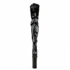 Pleaser Exotic Dancing BEYOND-4000 - Blk Stretch Pat/Blk