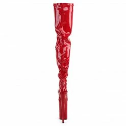 Pleaser Exotic Dancing BEYOND-4000 - Red Stretch Pat/Red