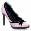 Pin Up Couture BLISS-38 - Pink-Blk Satin