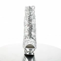 Pleaser BLONDIE-R-1008 - Slv Sequins/Slv Chrome Exotic Dancing