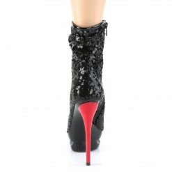 Pleaser BLONDIE-R-1009 - Blk Sequins/Blk-Red Exotic Dancing 10 Pleaser BLONDIE-R-1009 - Blk Sequins/Blk-Red Exotic Dancing