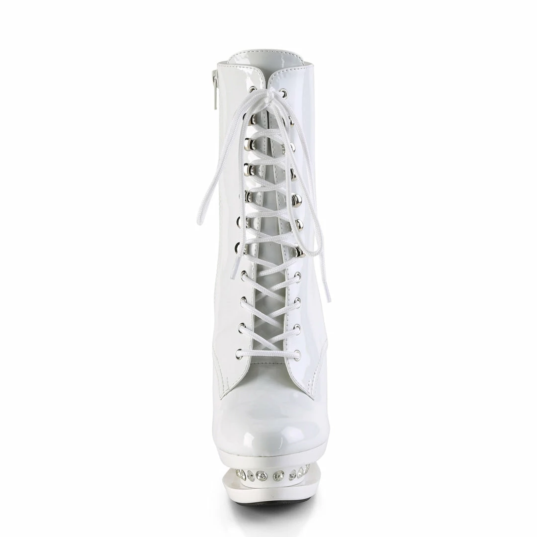 Pleaser BLONDIE-R-1020 - Wht Pat/Wht Exotic Dancing 4 Pleaser BLONDIE-R-1020 - Wht Pat/Wht Exotic Dancing