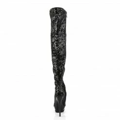 Pleaser Exotic Dancing BLONDIE-R-3011 - Blk Sequins/Blk