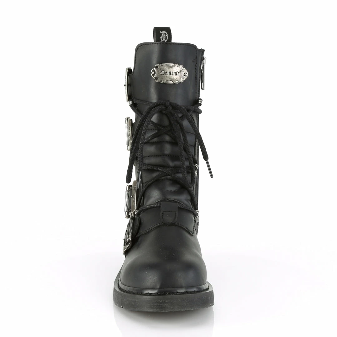 Demonia Punk & Goth BOLT-265 - Blk Vegan Leather 4 Demonia Punk & Goth BOLT-265 - Blk Vegan Leather