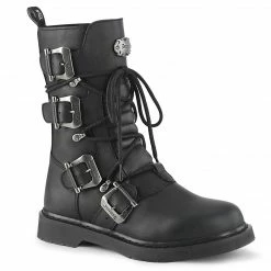 Demonia Punk & Goth BOLT-265 - Blk Vegan Leather