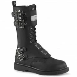 Demonia Punk & Goth BOLT-345 - Blk Vegan Leather