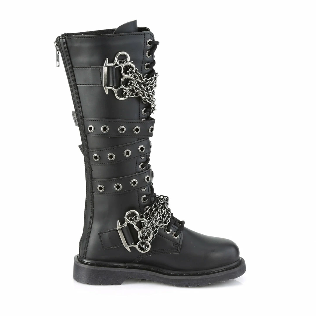 Demonia BOLT-450 - Blk Vegan Leather Punk & Goth 7 Demonia BOLT-450 - Blk Vegan Leather Punk & Goth