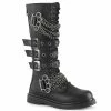 Demonia BOLT-450 - Blk Vegan Leather Punk & Goth