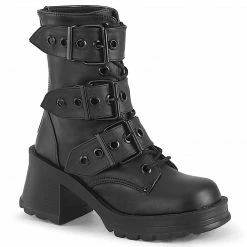 Demonia Punk & Goth BRATTY-118 - Blk Vegan Leather