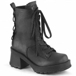 Demonia BRATTY-50 - Blk Vegan Leather