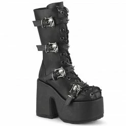 Demonia CAMEL-115 - Blk Vegan Leather Punk & Goth