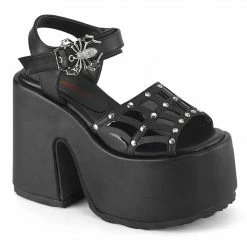 Demonia CAMEL-17 - Blk Vegan Leather